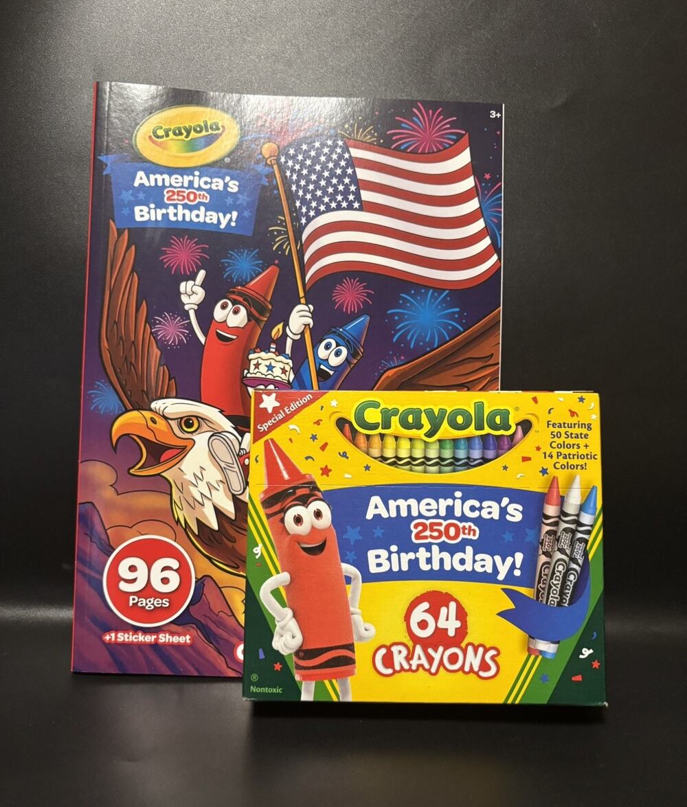 🔥 Crayola Crayons Special Edition 2026 America’s 250th Birthday + Coloring Book